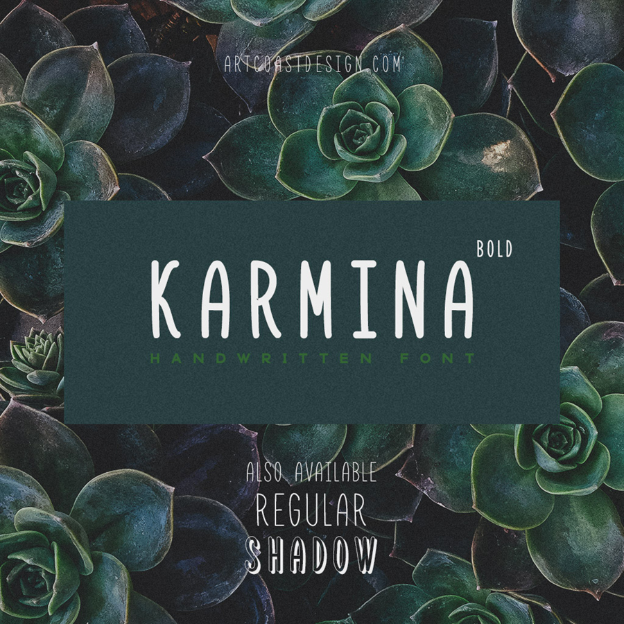 karmina font preview - main display