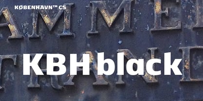kobenhavn-cs font preview - main display