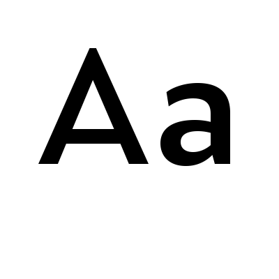 laca-text font preview - main display