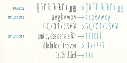 liebeerika font preview - main display