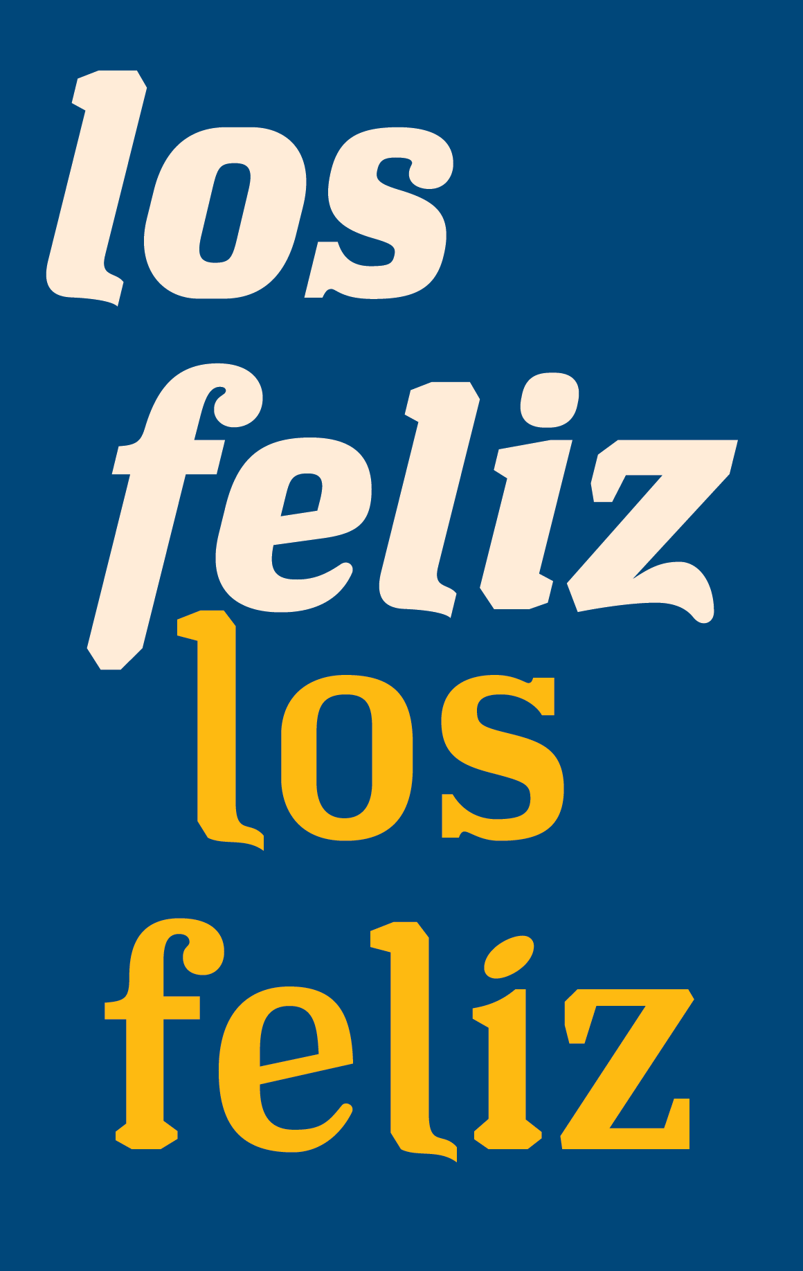 los-feliz font preview - main display