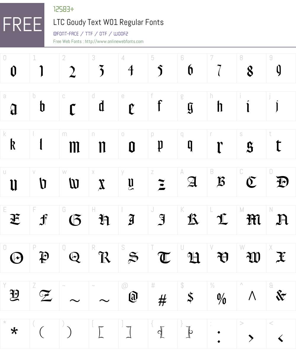 ltc-goudy-text-pro preview 3