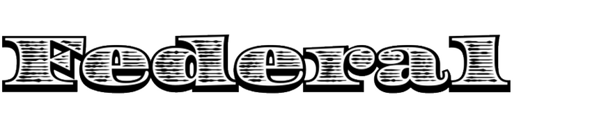 ltr-federal font preview - main display