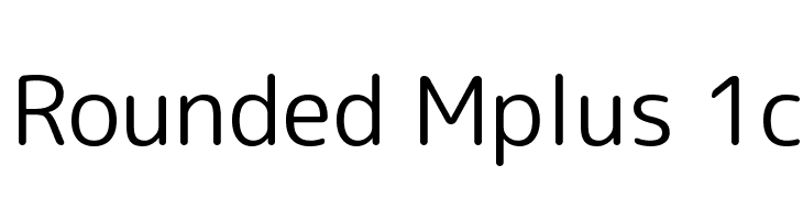 m-plus-rounded-1c preview 5