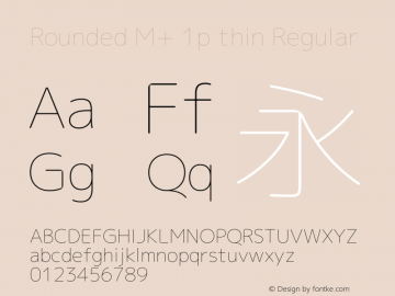 m-plus-rounded-1p preview 4