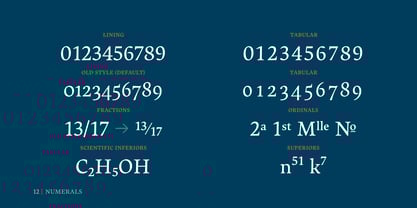 maecenas font preview - main display