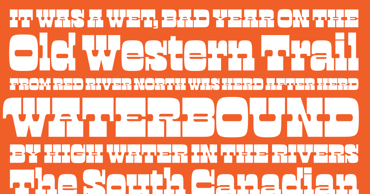manicotti font preview - main display