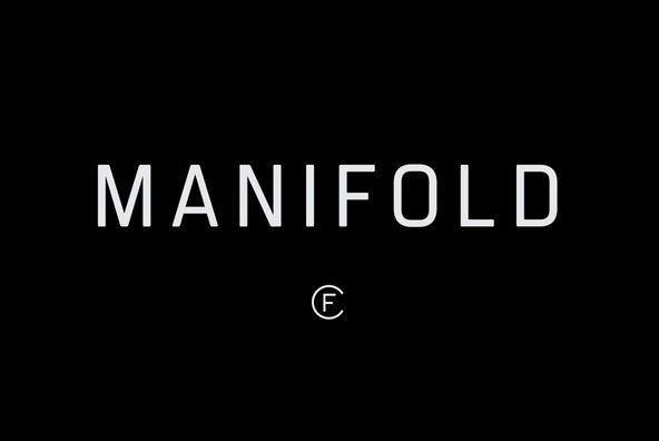 manifold-cf font preview - main display
