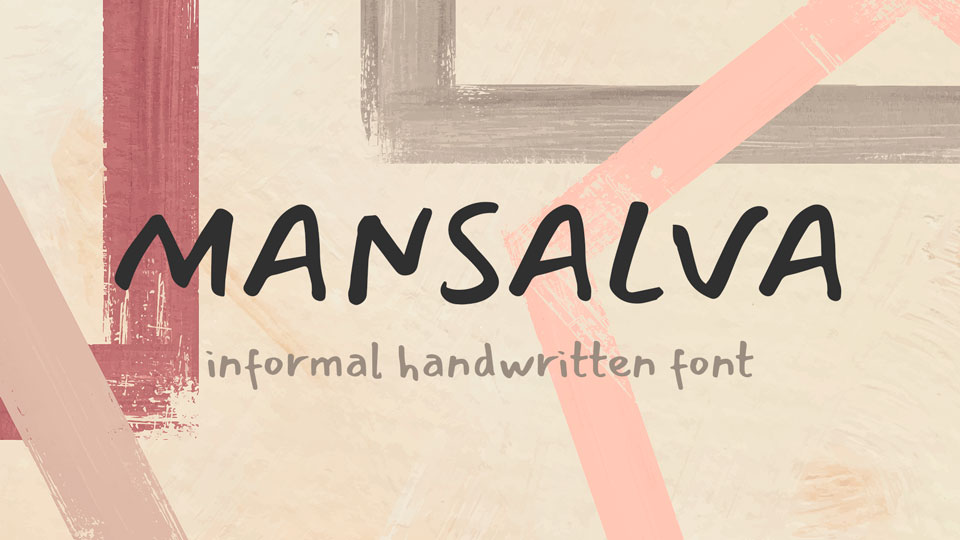 mansalva font preview - main display