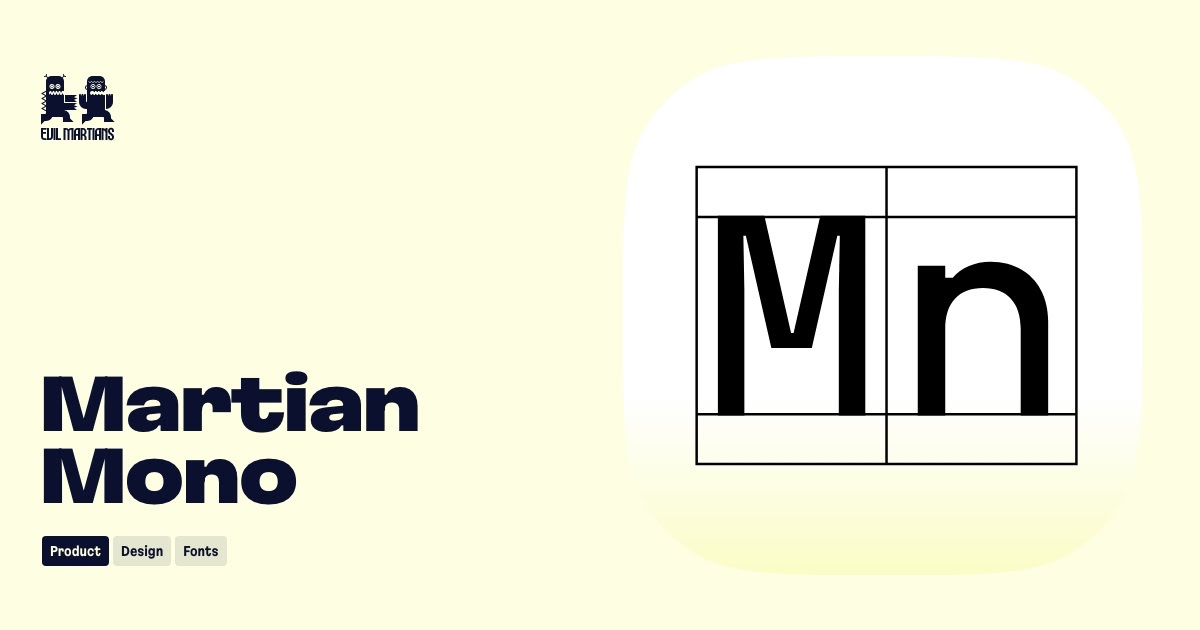 martian-mono-variable preview 3
