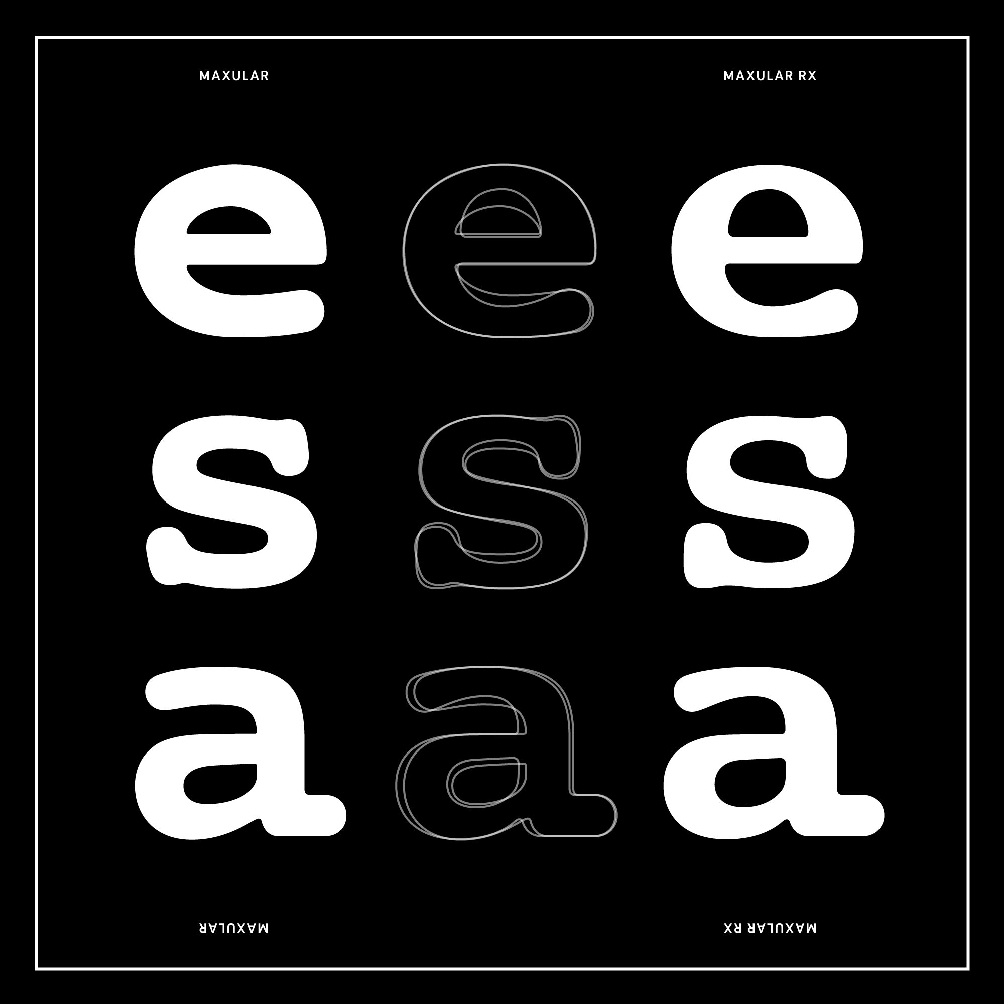 maxular font preview - main display