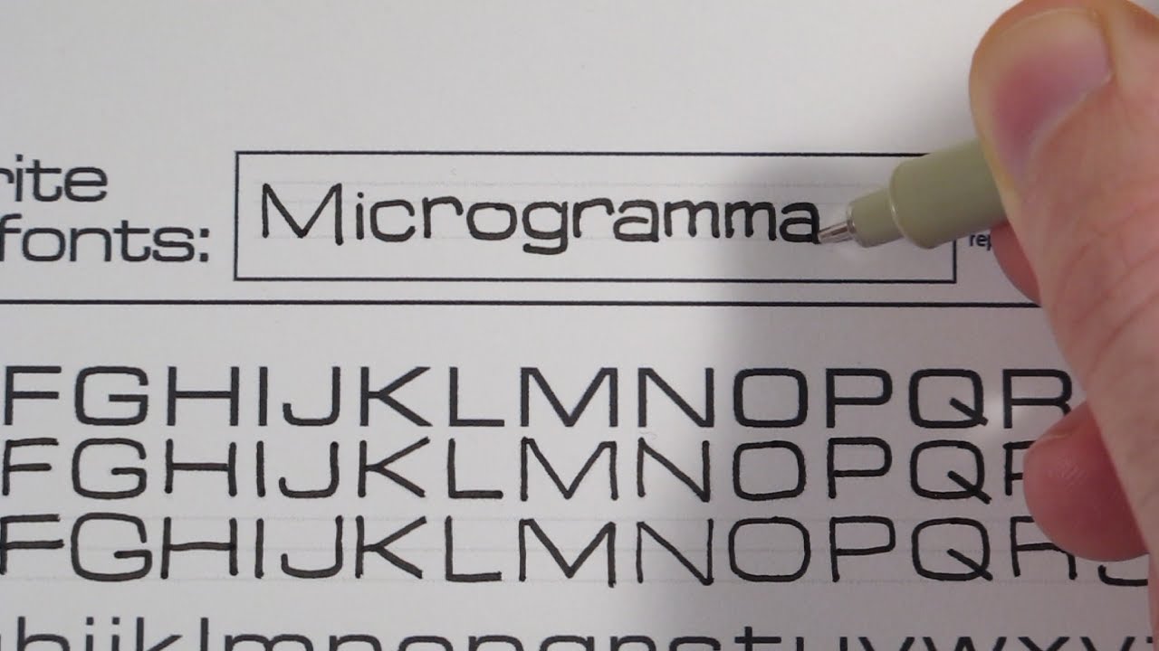 microgramma preview 2