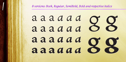 monarcha font preview - main display