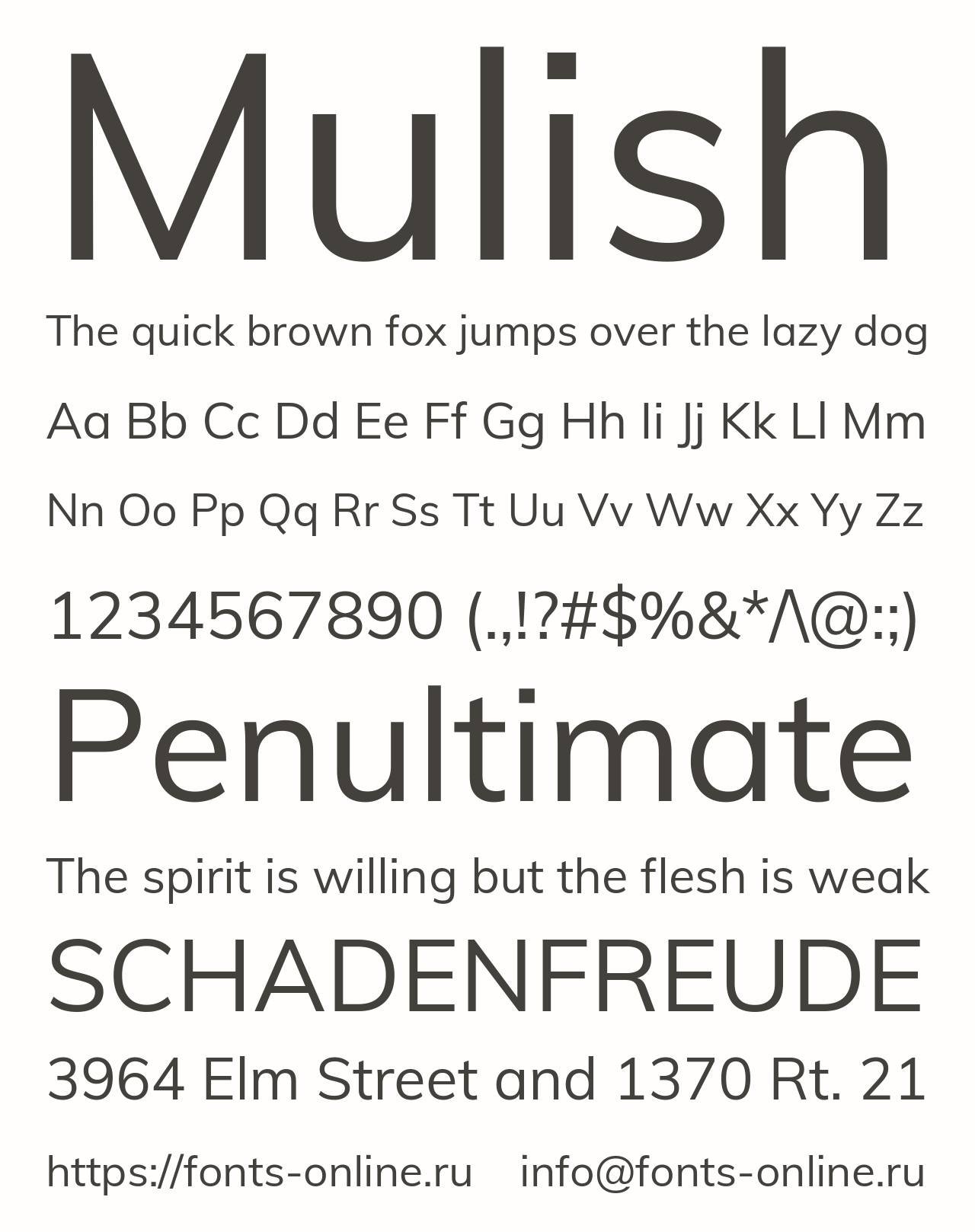 mulish-variable preview 1