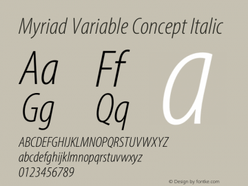 myriad-variable preview 4