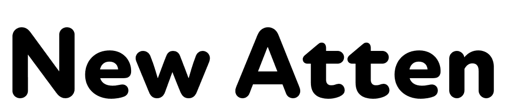 new-atten-round font preview - main display