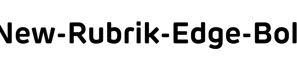 new-rubrik-edge font preview - main display