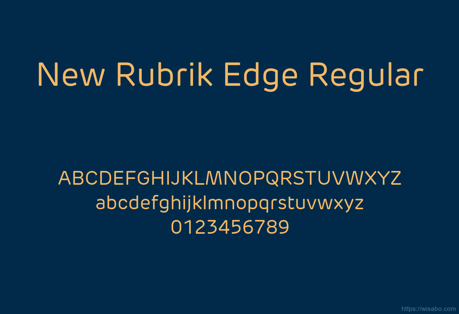 new-rubrik font preview - main display