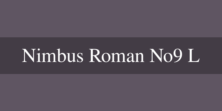 nimbus-roman preview 4