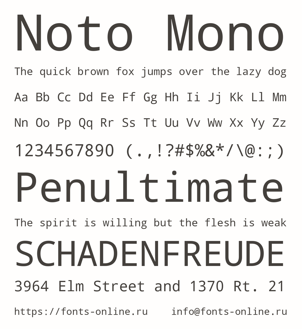 noto-mono preview 4