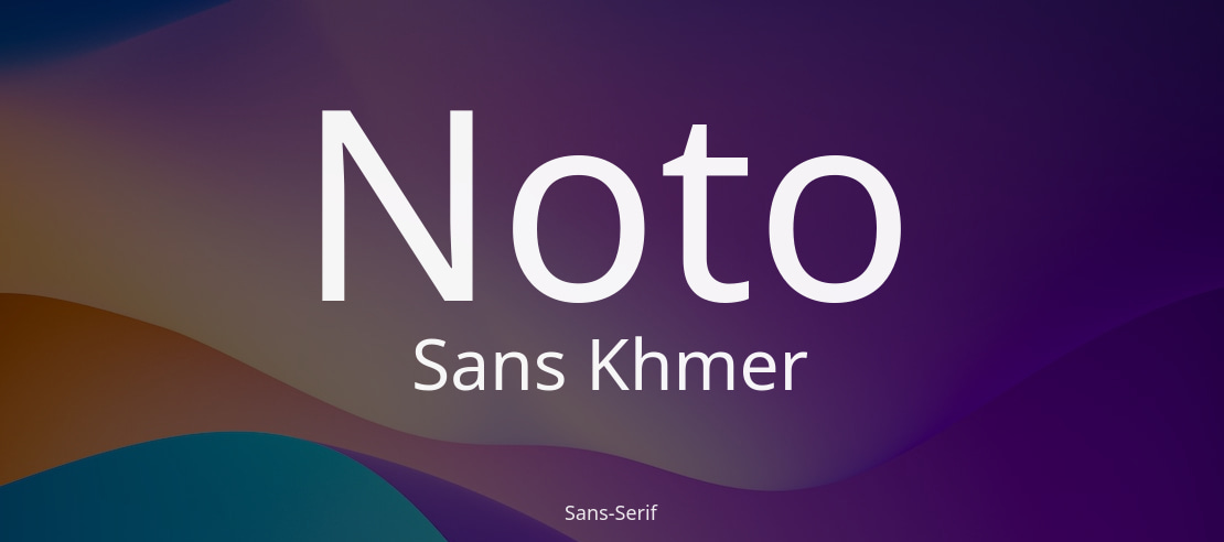 noto-sans-khmer preview 4