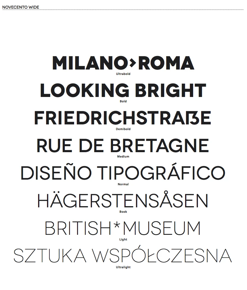 novecento-sans preview 2