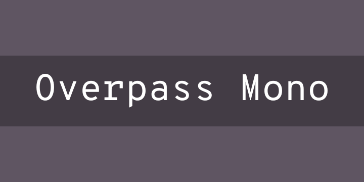 overpass-mono-variable preview 4