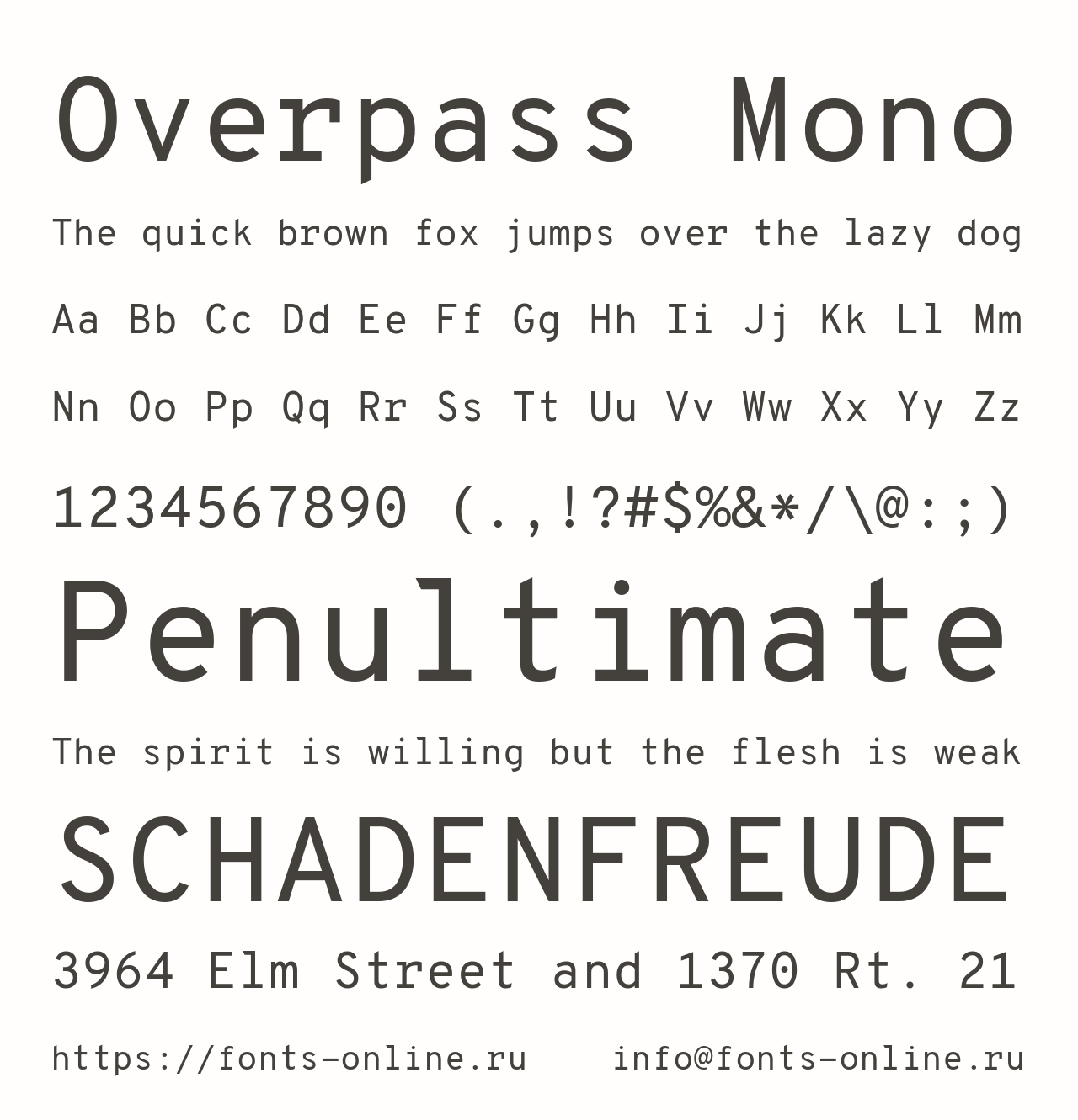 overpass-mono-variable preview 3