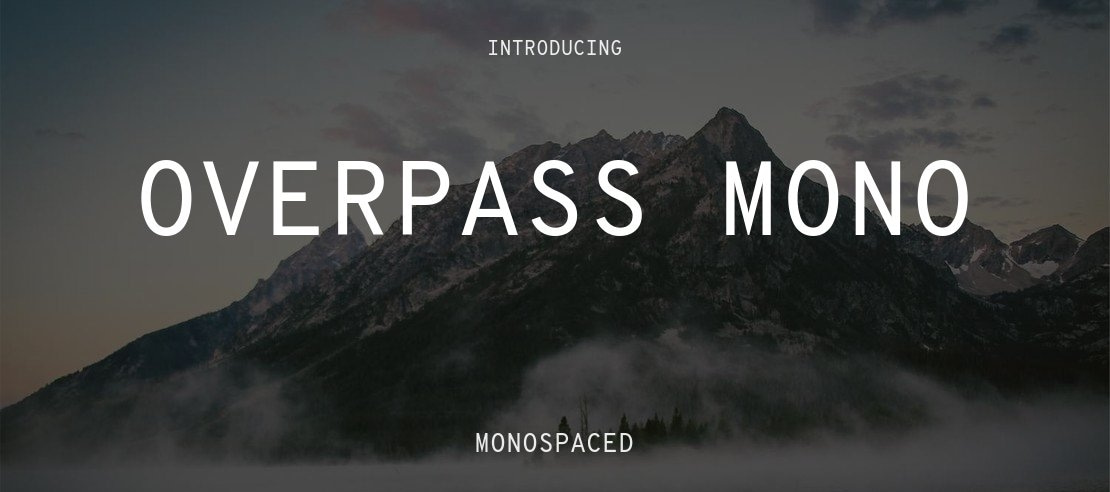 overpass-mono-variable preview 1
