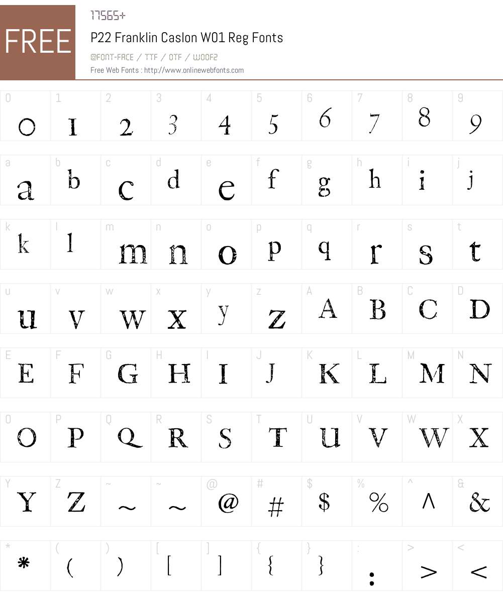 p22-franklin-caslon preview 4