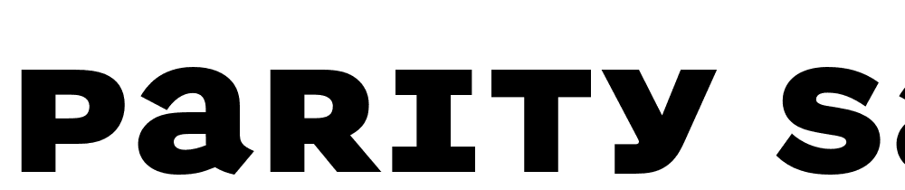 parity-sans preview 2