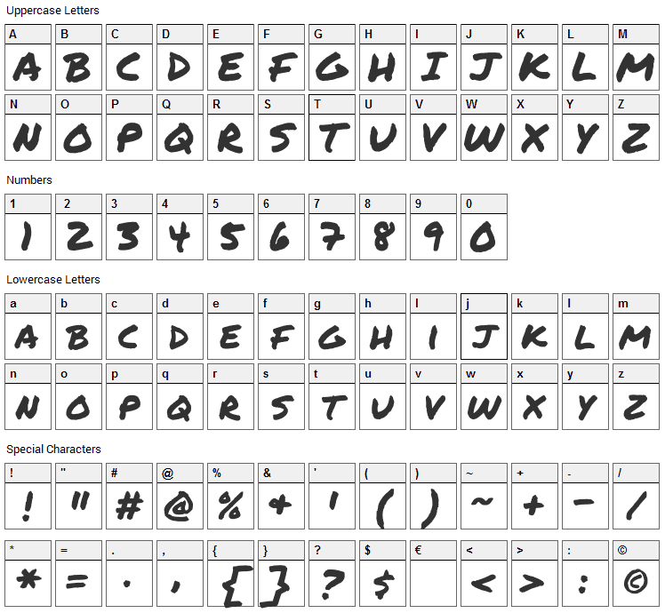 permanent-marker-pro font preview - main display