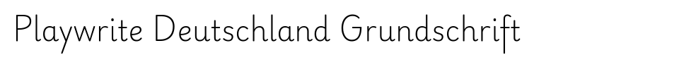 playwrite-cc-deutschland-grundschrift preview 1