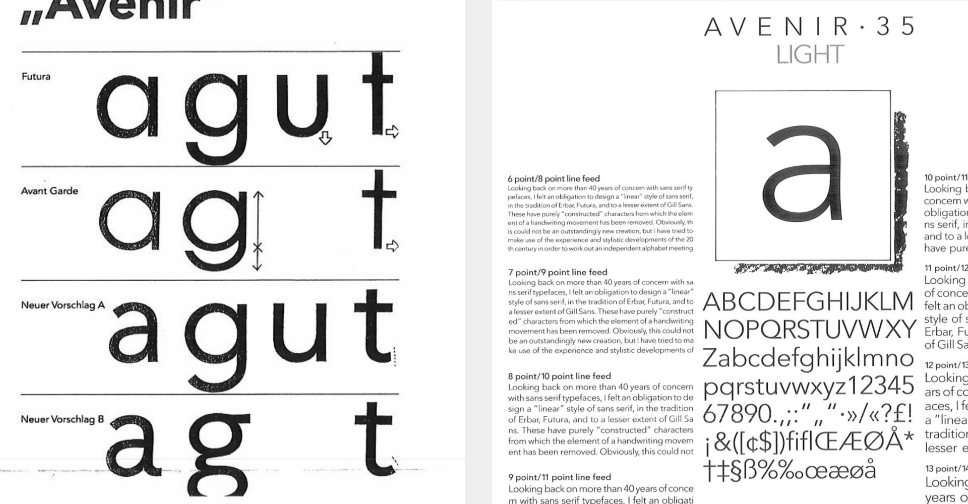 polymath font preview - main display