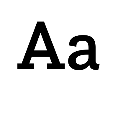 questa-slab font preview - main display
