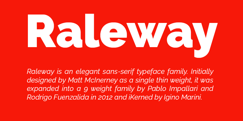raleway preview 2