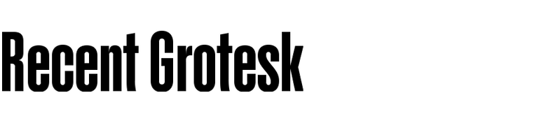 recent-grotesk font preview - main display