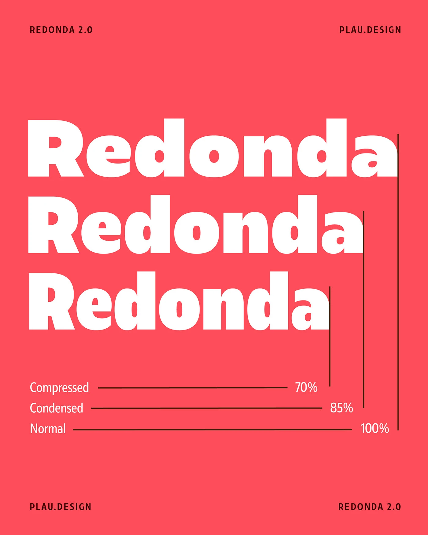 redonda font preview - main display