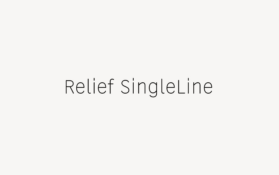 relief-singleline preview 3
