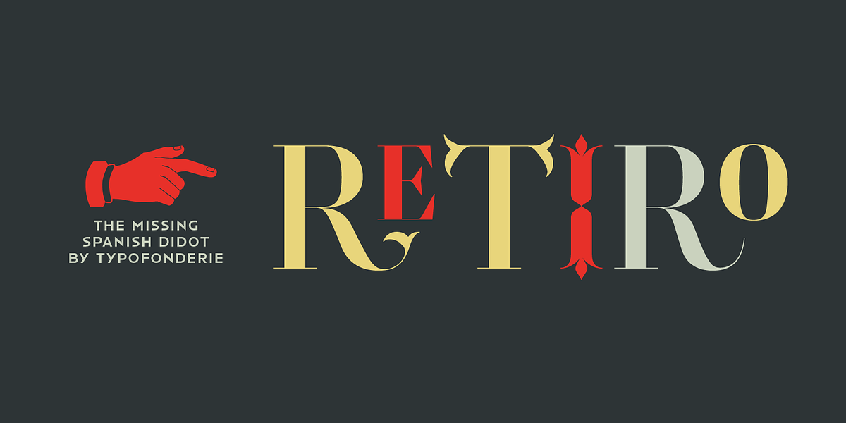 retiro font preview - main display