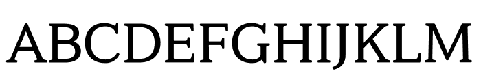 rix-rak-serif font preview - main display