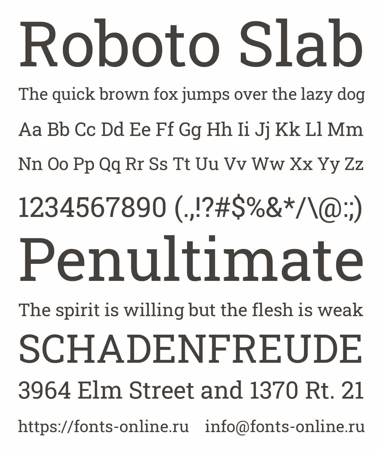 roboto-slab preview 2