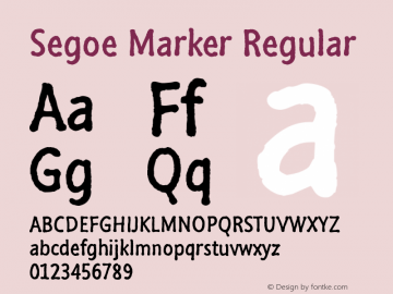 segoe-marker preview 2