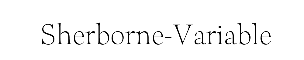 sherborne-variable preview 5