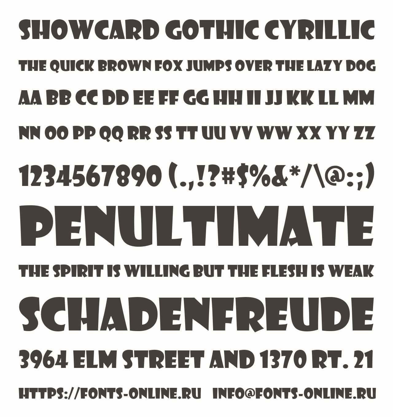 showcard-gothic preview 4