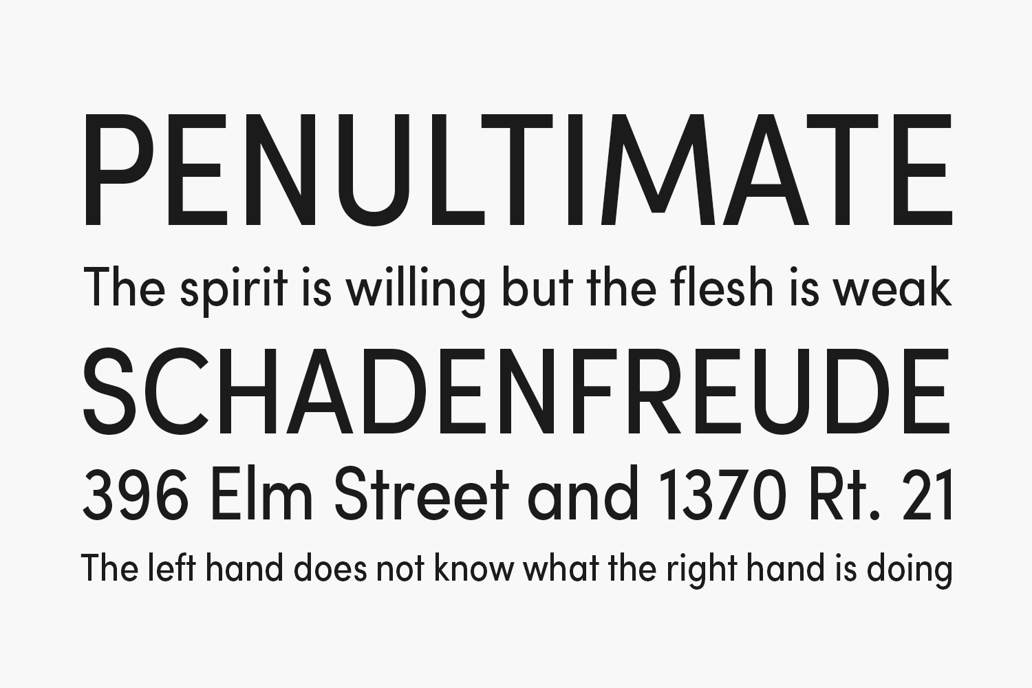 sofia-pro-condensed-variable font preview - main display