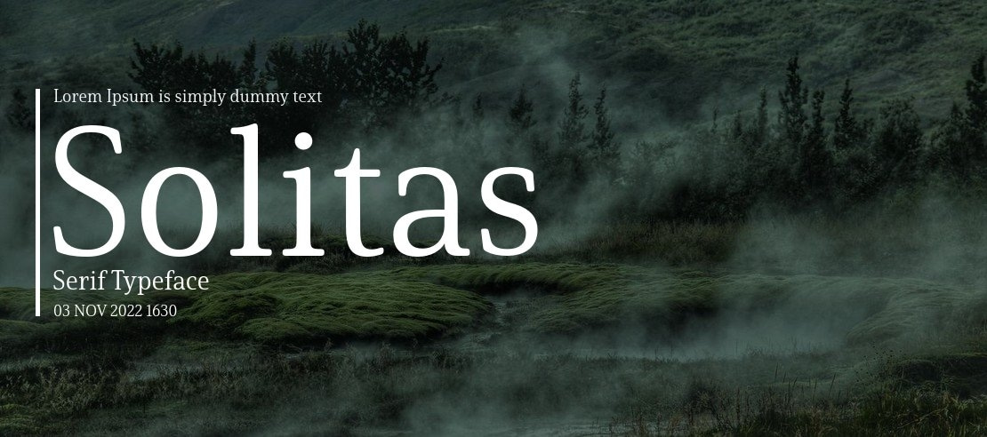 solitas-serif preview 2
