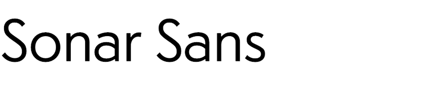 sonar-sans preview 5