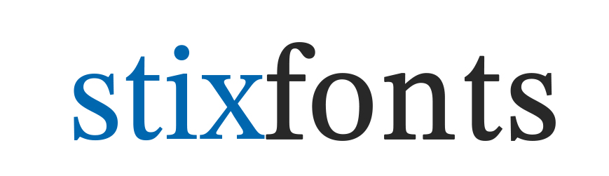 stix font preview - main display