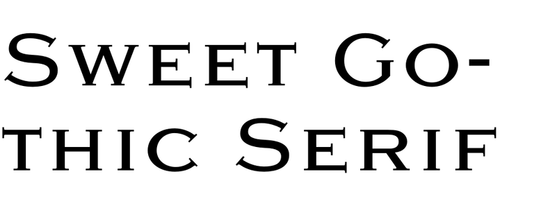 sweet-gothic-serif preview 3
